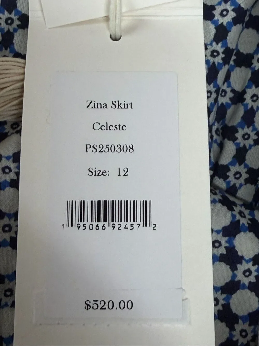 Ulla Johnson Zina Quilted Wrap Miniskirt in Color: Celeste NWT Size 12